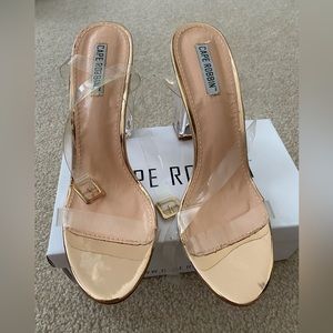 Cape Robbin Rose Gold Heels